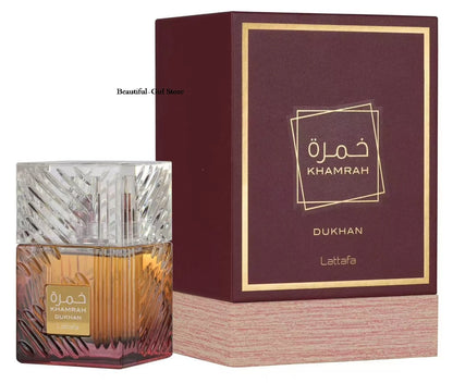 100ml Arabian Khamrah Unisex Perfume Sandalwood Pine Scent Luxury Fragrance Daily Dating Gift