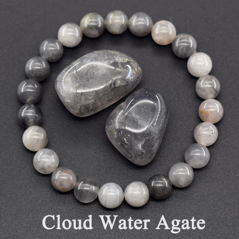 Amethyst Tiger Eye Stone Bracelet