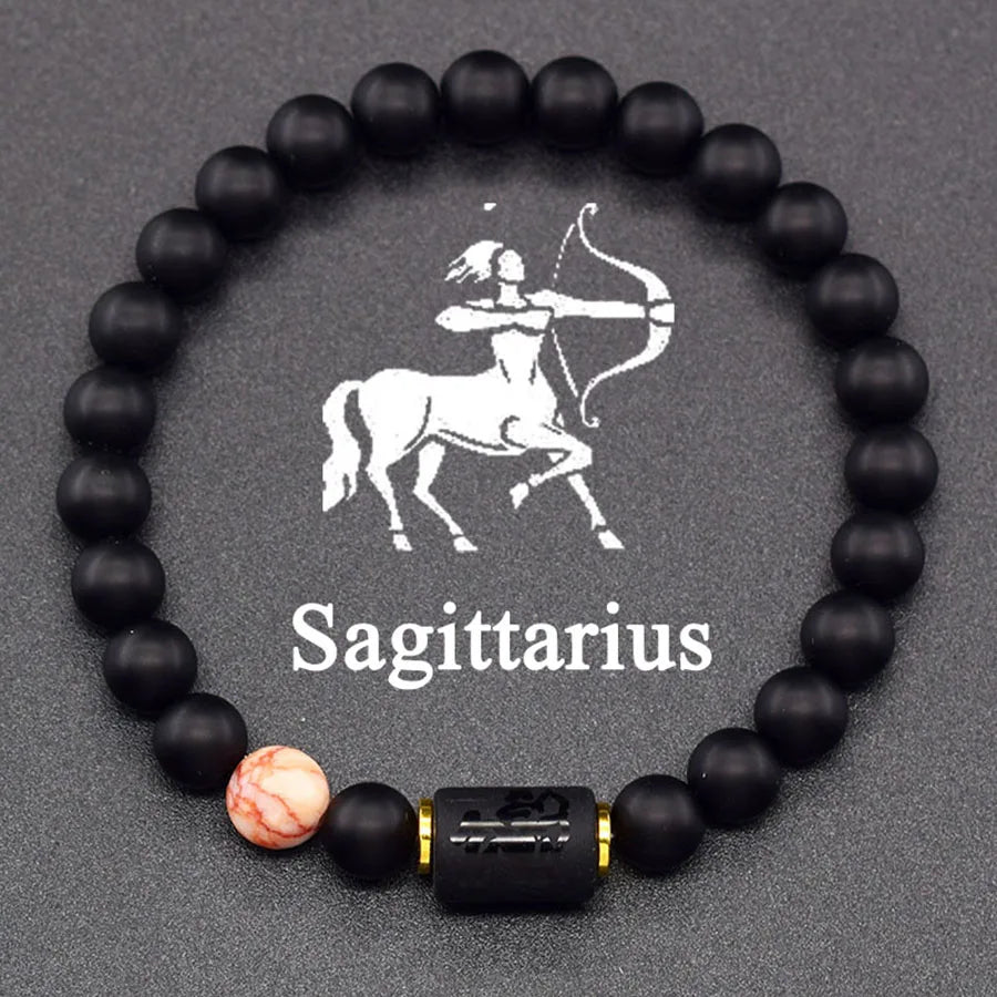 Zodiac Tiger Eye Hematite Bracelet