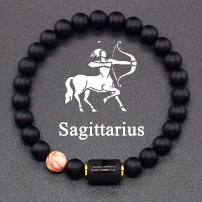 Zodiac Tiger Eye Hematite Bracelet