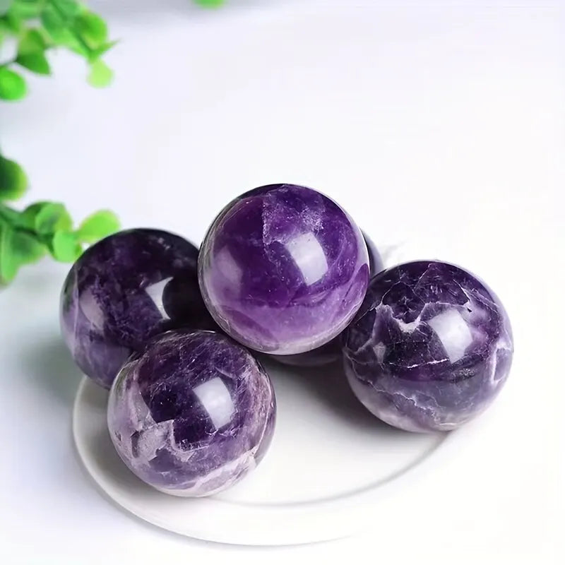 Natural Amethyst Crystal Gemstone Balls