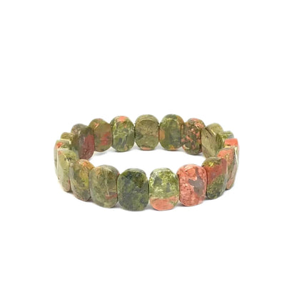Stone Bead Elastic Couple Bracelet