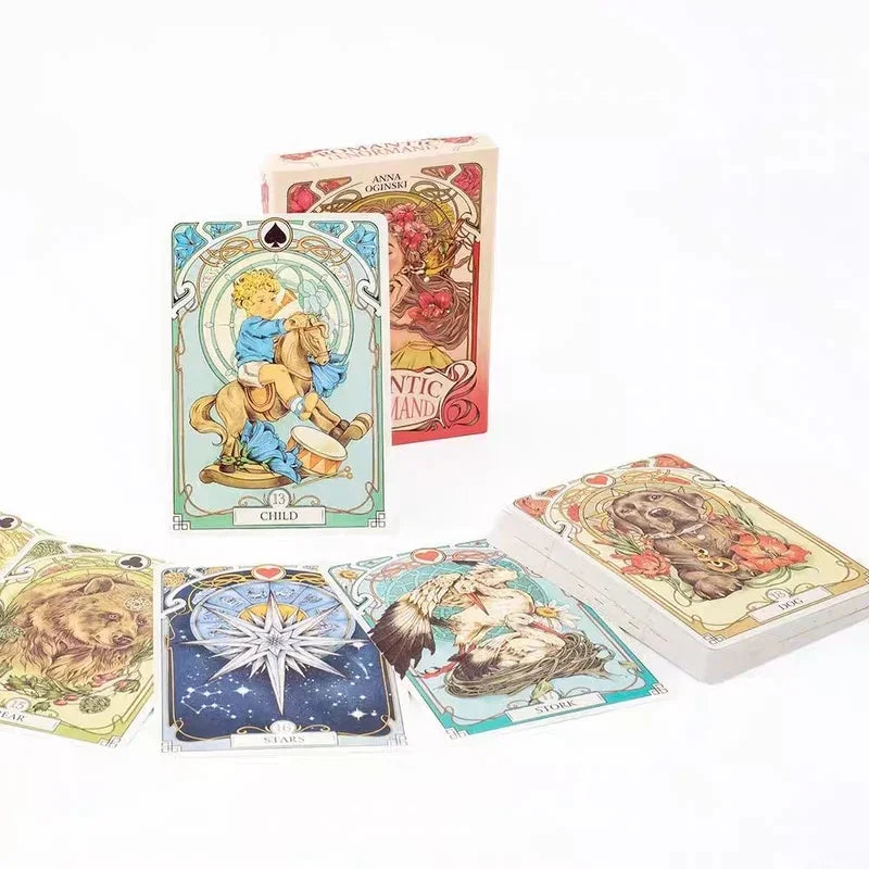 Art Nouveau Floral Romantic Oracle Cards