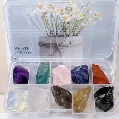 Natural Rough Crystal Gemstone Set