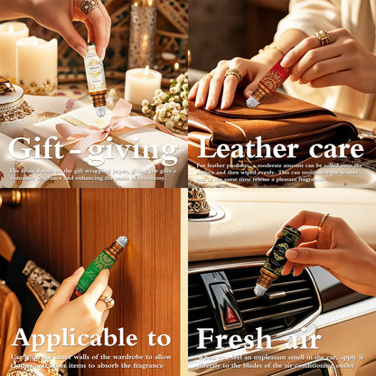10ml Khamry Essence Fragrance Oils خمراء Roller Car Air Freshener Fragrance Eid Al-Fitr Gift Long Lasting Scent