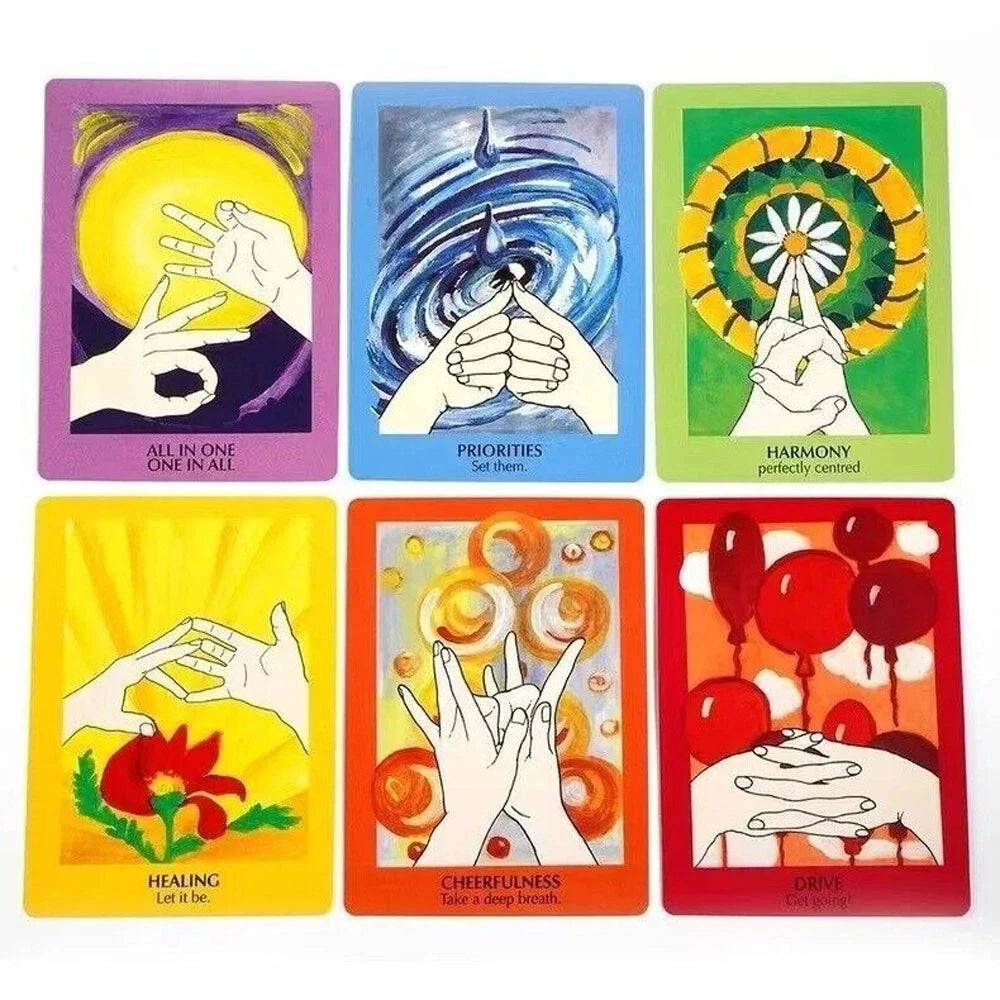 Mudra practice card deck