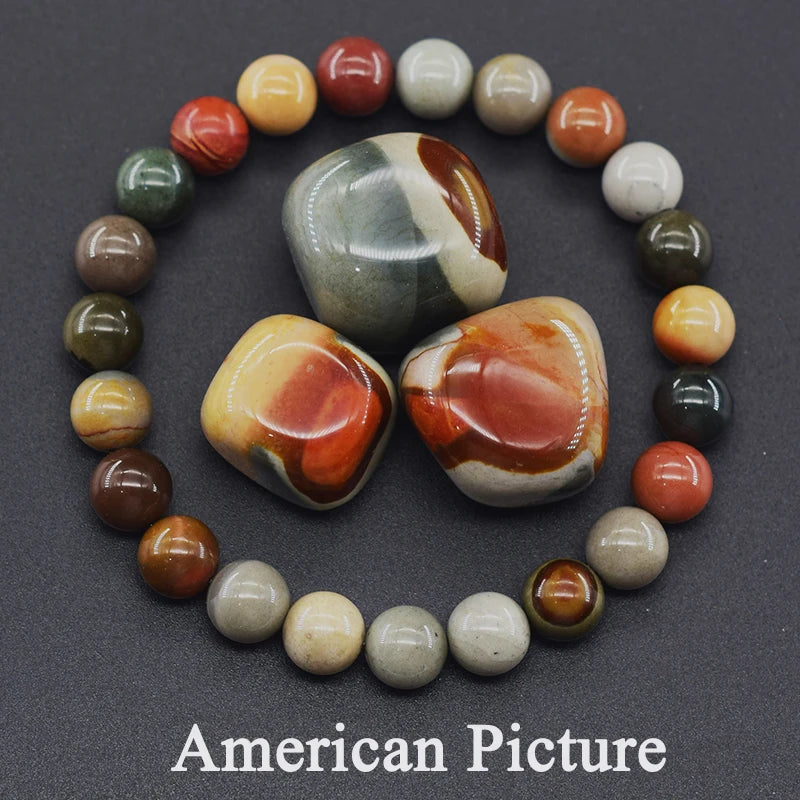 Amethyst Tiger Eye Stone Bracelet