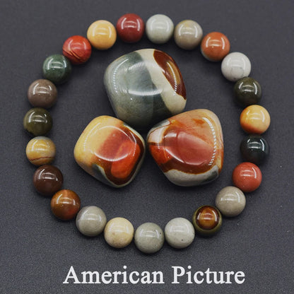Amethyst Tiger Eye Stone Bracelet