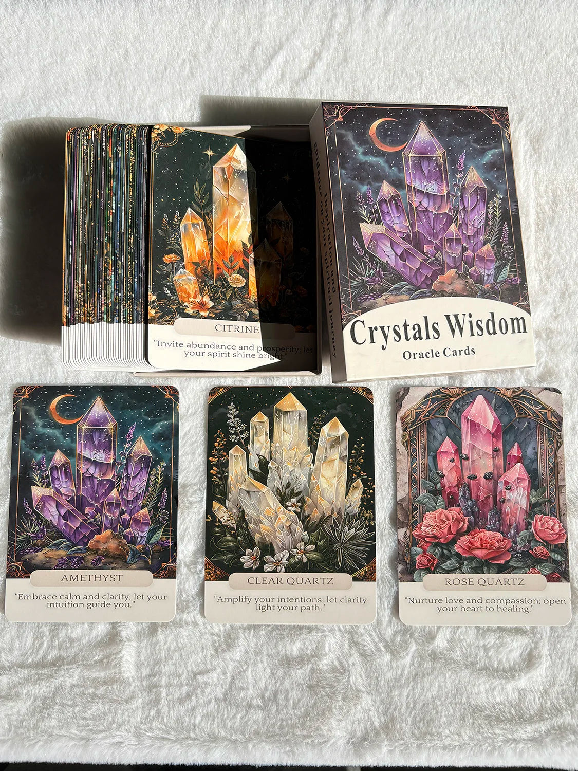 Crystal Wisdom Oracle Cards