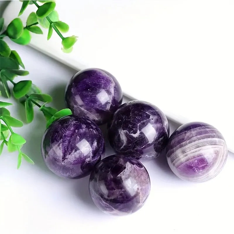 Natural Amethyst Crystal Gemstone Balls