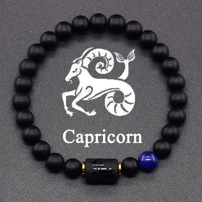 Zodiac Tiger Eye Hematite Bracelet