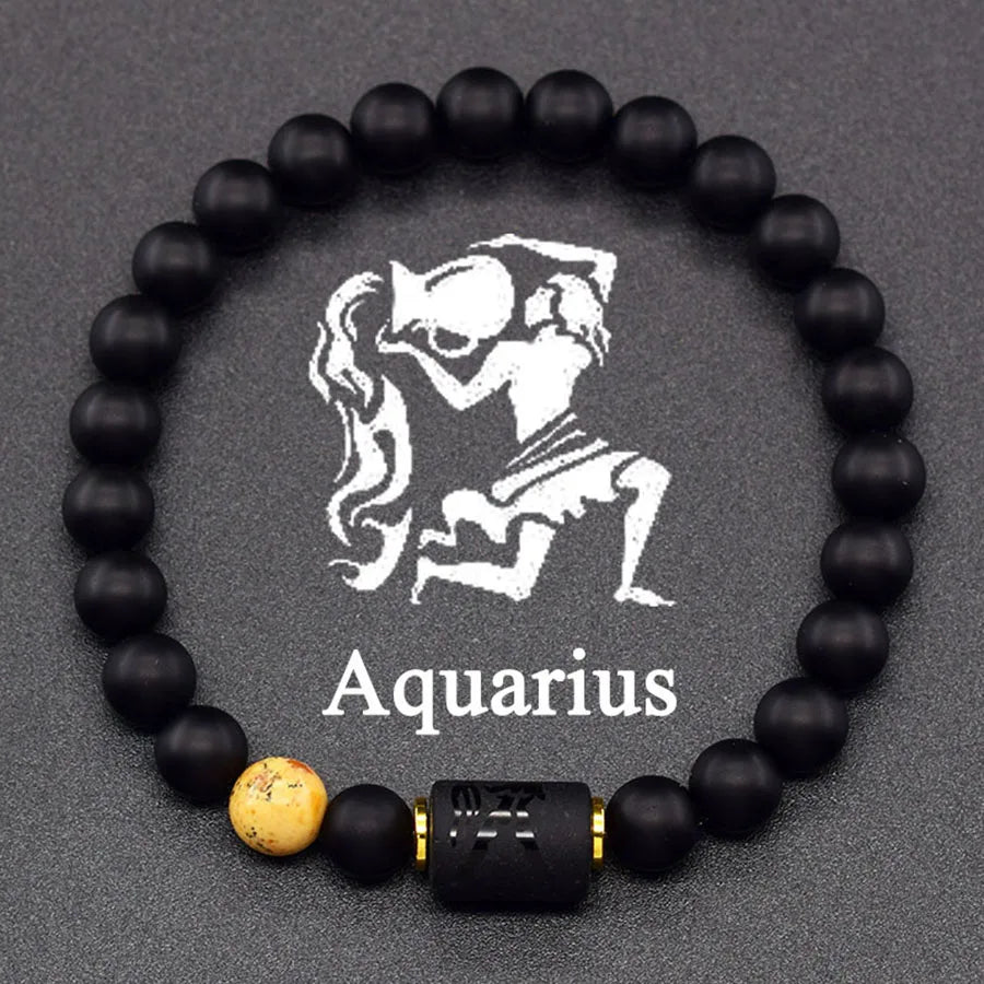Zodiac Tiger Eye Hematite Bracelet