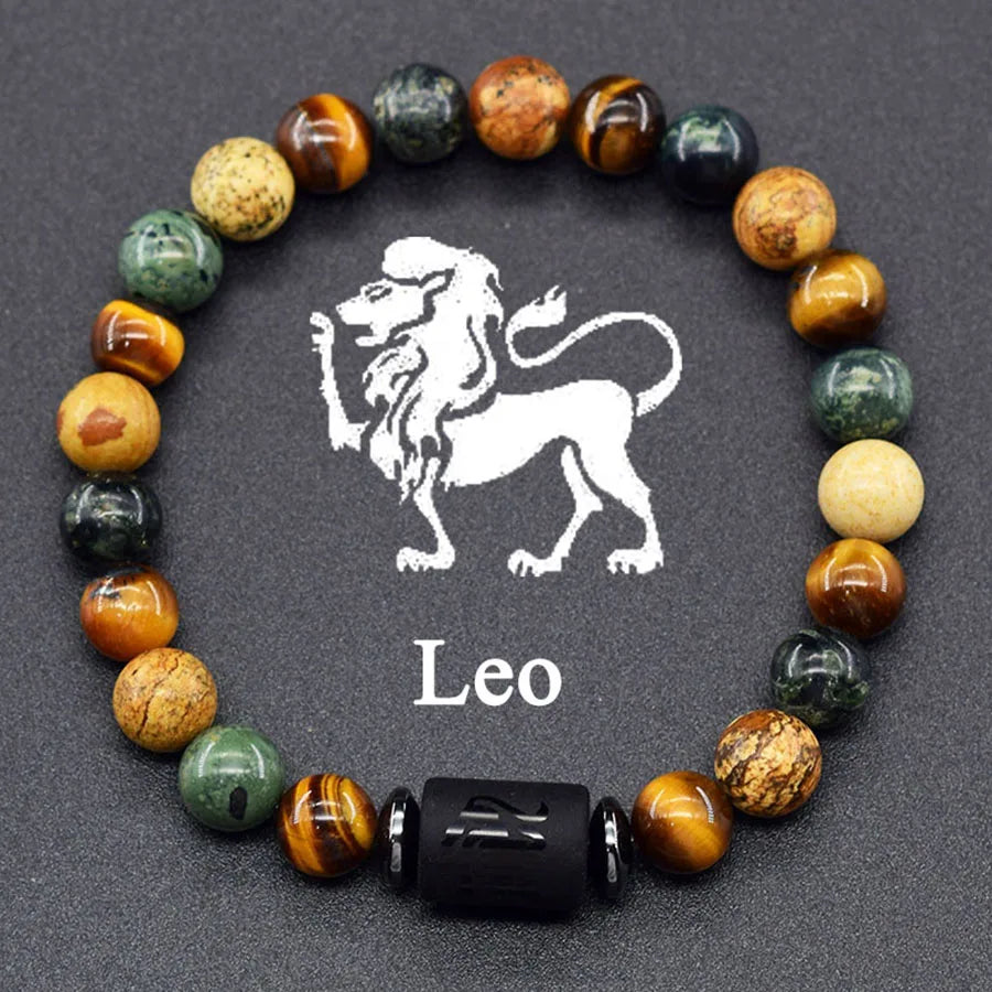Zodiac Tiger Eye Hematite Bracelet