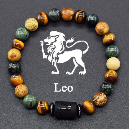 Zodiac Tiger Eye Hematite Bracelet