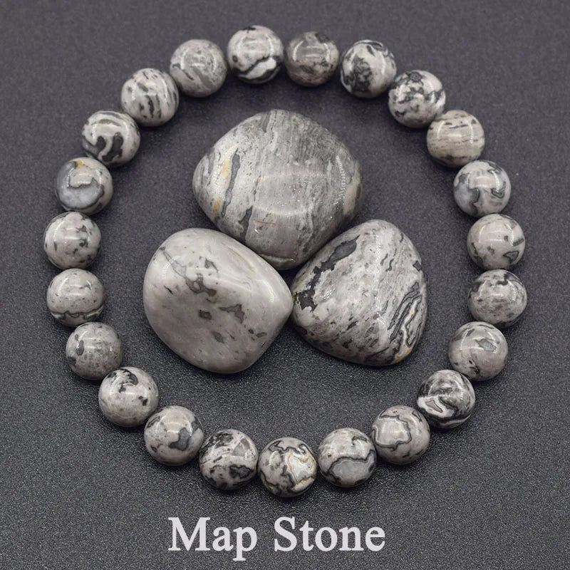 Amethyst Tiger Eye Stone Bracelet