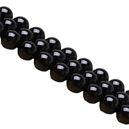 Natural Onyx Obsidian Bracelet