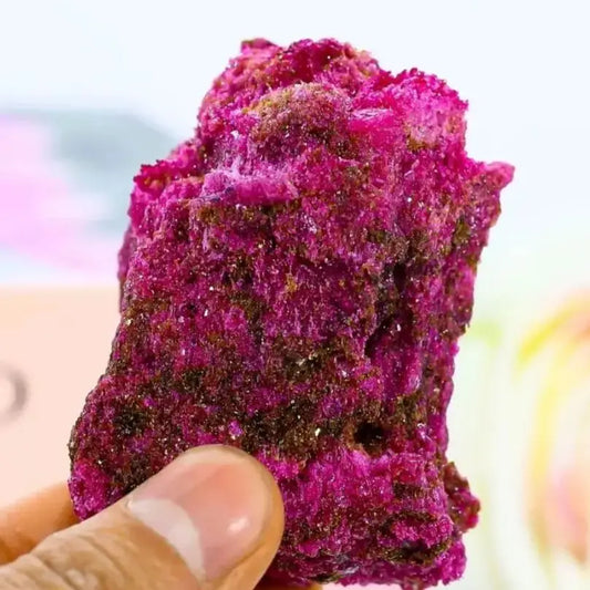 Natural Rough Red Corundum Crystal