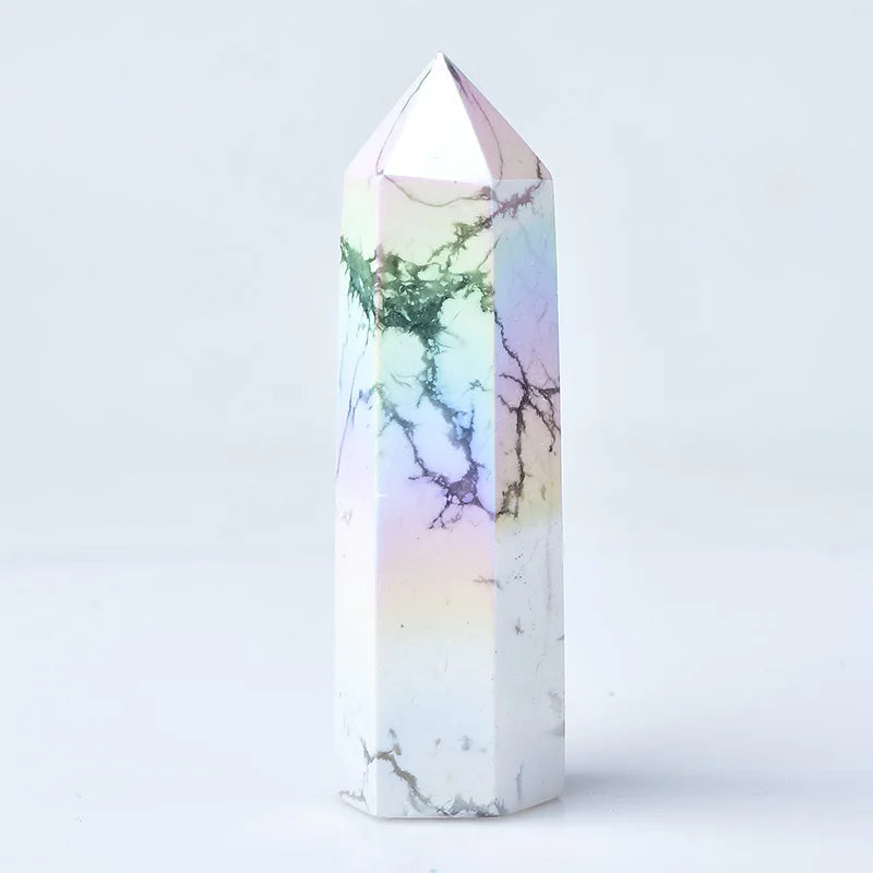 Natural Crystal Point Wand Reiki Stone
