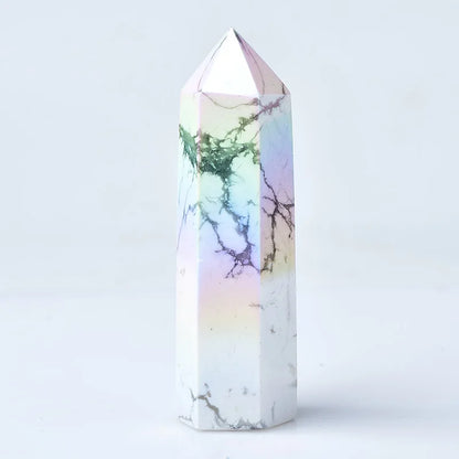 Natural Crystal Point Wand Reiki Stone