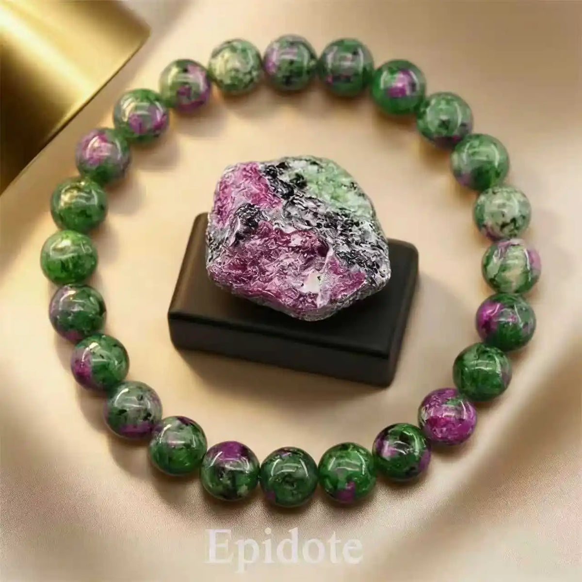 Epidote Natural Gemstone Bracelet