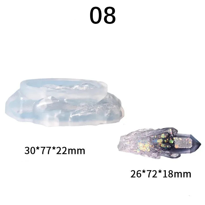 Crystal Cluster Epoxy Resin Silicone Mold