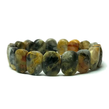 Stone Bead Elastic Couple Bracelet