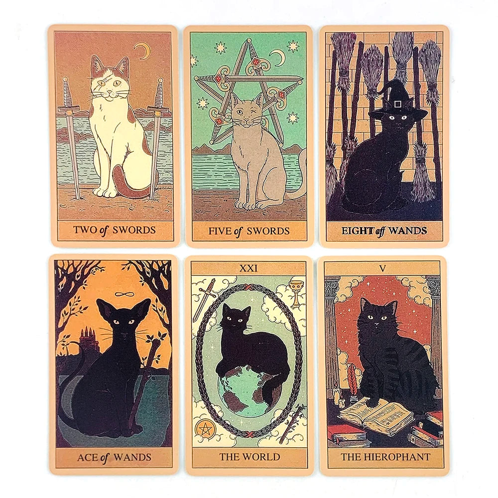 Cat-Themed Tarot Cards
