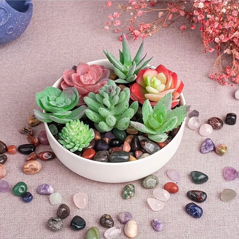 Natural Mixed Tumbled Stones Polished Crystal