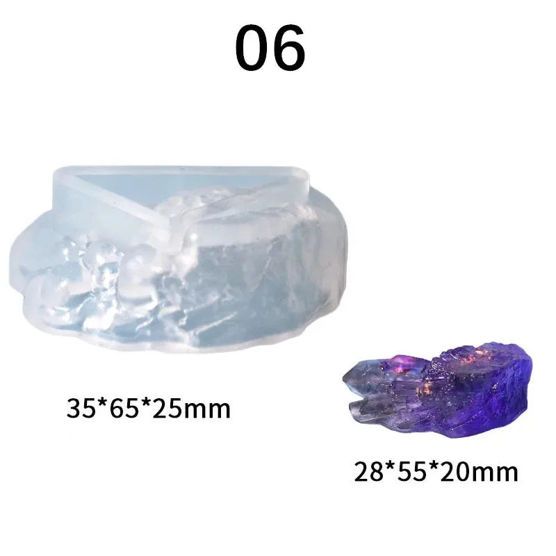 Crystal Cluster Epoxy Resin Silicone Mold