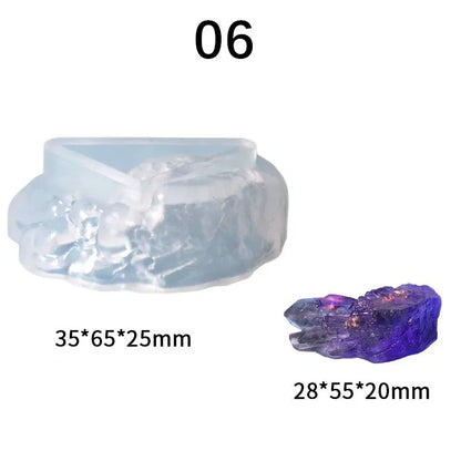 Crystal Cluster Epoxy Resin Silicone Mold