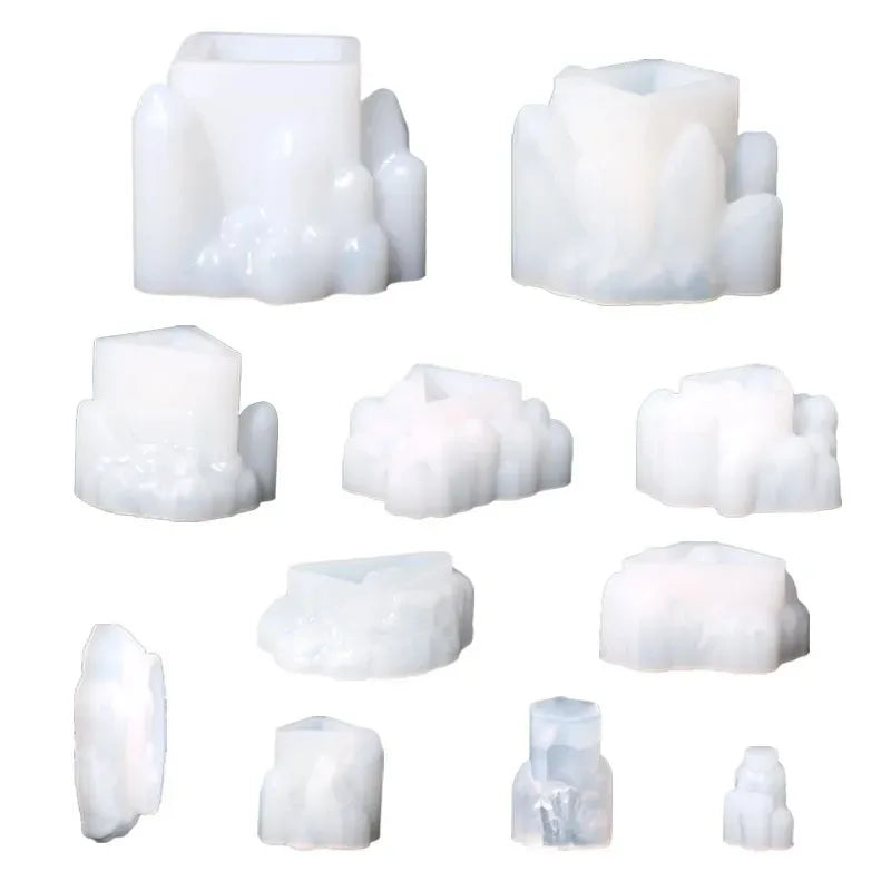 Crystal Cluster Epoxy Resin Silicone Mold