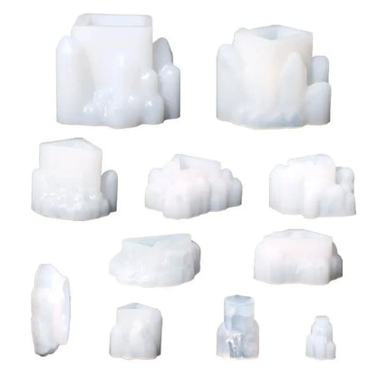 Crystal Cluster Epoxy Resin Silicone Mold