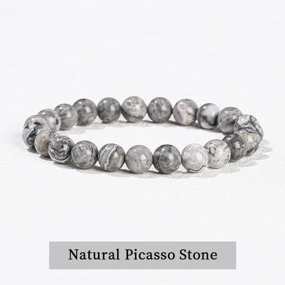 Natural Stone Bead Bracelet