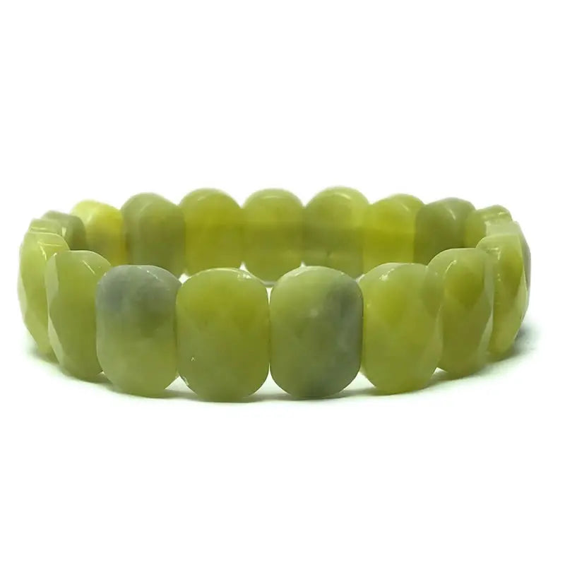 Stone Bead Elastic Couple Bracelet