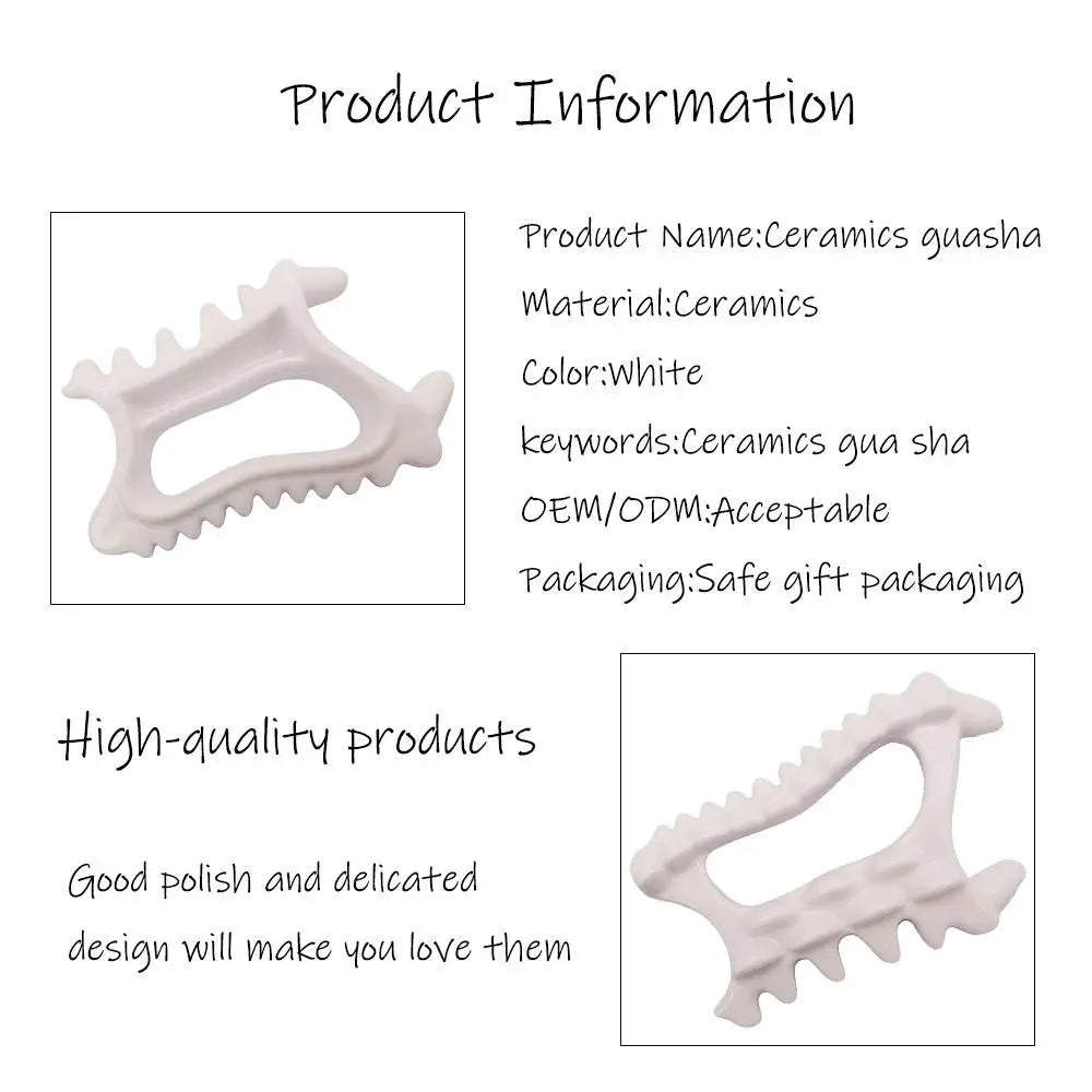 Ceramic Gua Sha Massage Tool