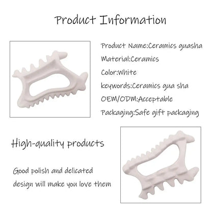 Ceramic Gua Sha Massage Tool