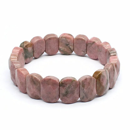 Stone Bead Elastic Couple Bracelet