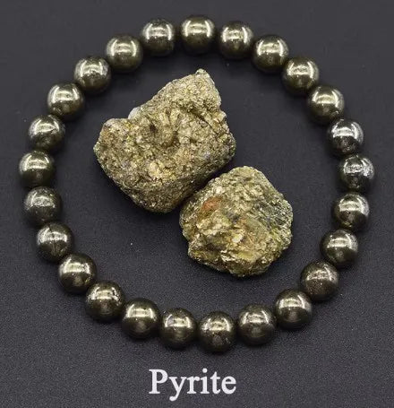 Blue Apatite Natural Stone Bead Bracelet