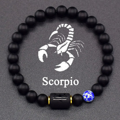 Zodiac Tiger Eye Hematite Bracelet