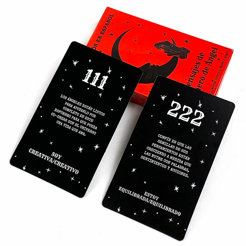 Spanish Angel Number Messages Oracle Card