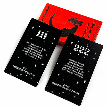 Spanish Angel Number Messages Oracle Card
