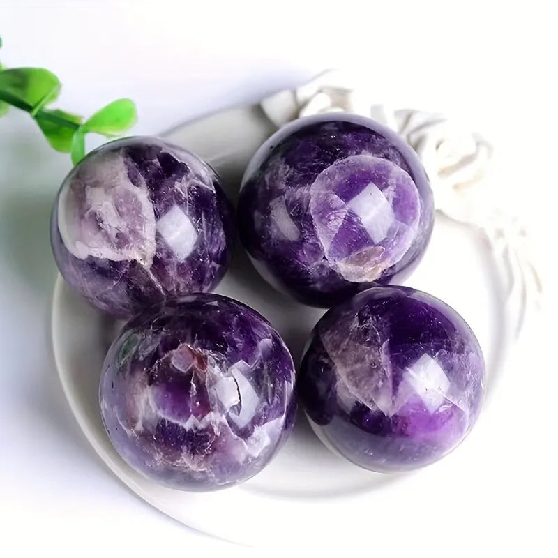 Natural Amethyst Crystal Gemstone Balls