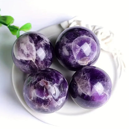 Natural Amethyst Crystal Gemstone Balls