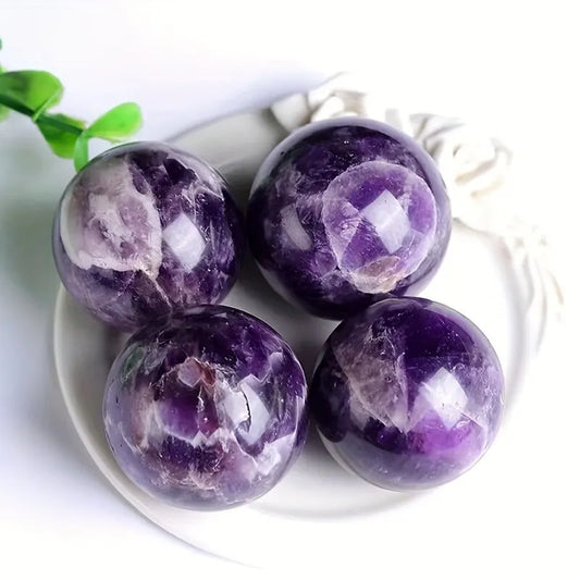 Natural Amethyst Crystal Gemstone Balls