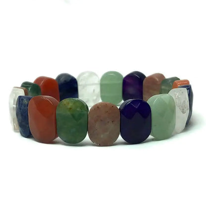 Stone Bead Elastic Couple Bracelet