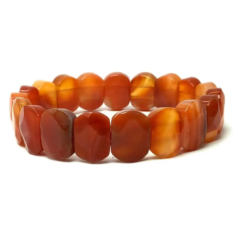 Stone Bead Elastic Couple Bracelet