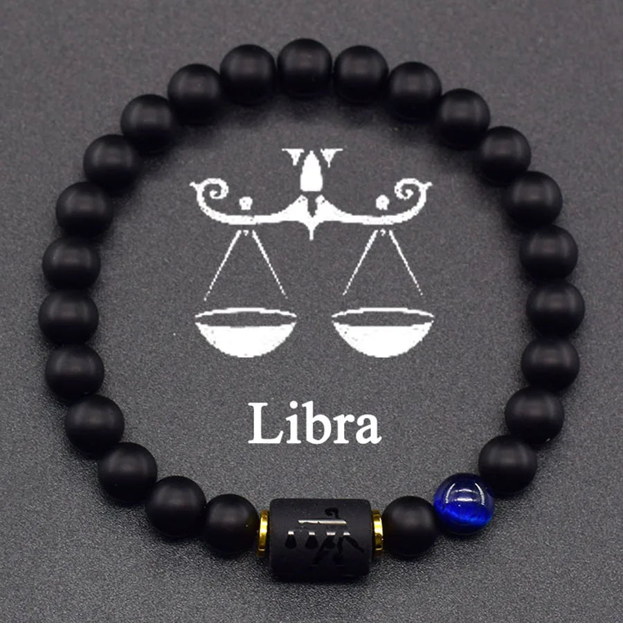 Zodiac Tiger Eye Hematite Bracelet