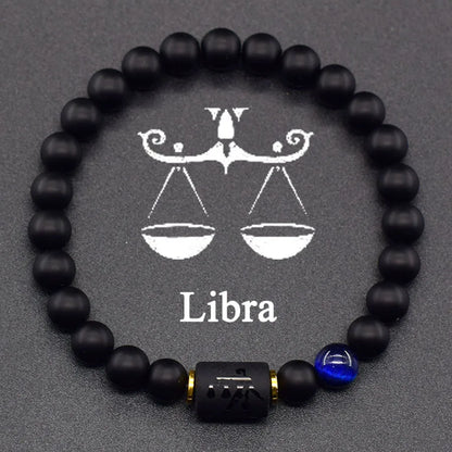 Zodiac Tiger Eye Hematite Bracelet