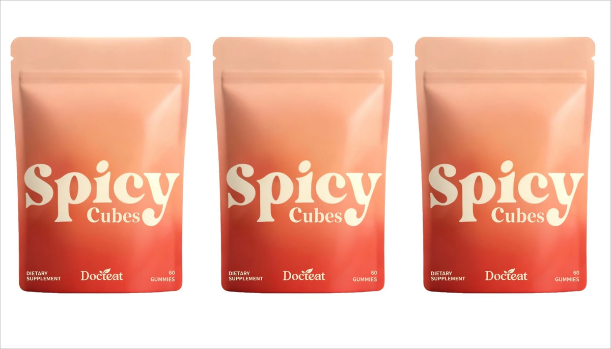 Spicy Cubes Gummies with Green Tea